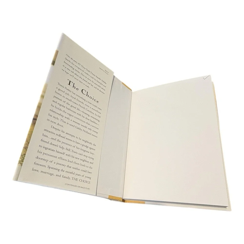 The Choice by Nicholas‎ Sparks Hardcover 2007 First Edition Romance Novel